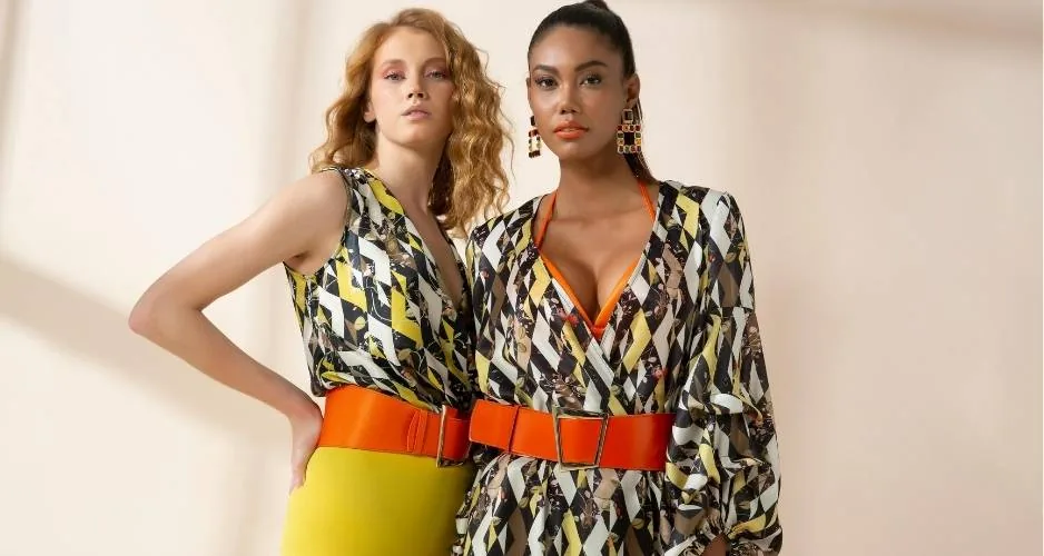 Contemporary fashion design detail